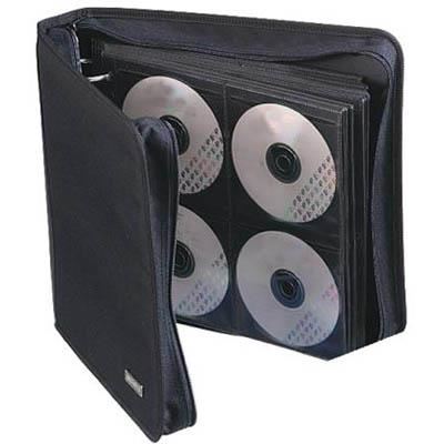Image for WORKMATE ZIPPERED CD/DVD STORAGE CASE 48 DISC CAPACITY from Coastal Office National